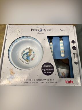 Peter Rabbit Kids 5-Piece Dinnerware Set -